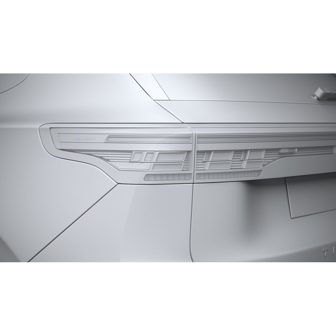 Volkswagen Tiguan R 2024 3D Model – High Poly SUV with VRAY and Corona Setups - View 26