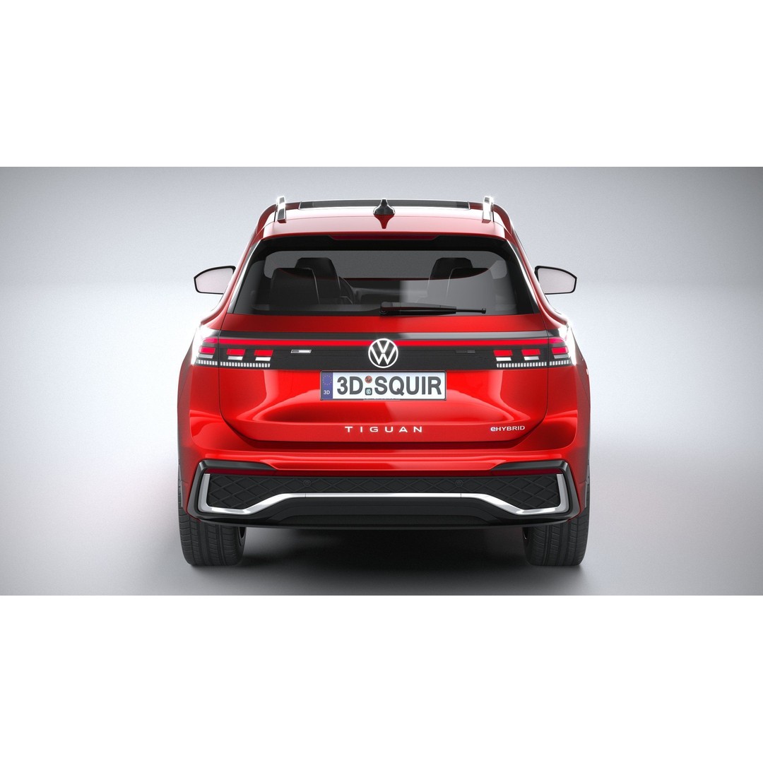 Volkswagen Tiguan R 2024 3D Model – High Poly SUV with VRAY and Corona Setups - View 6
