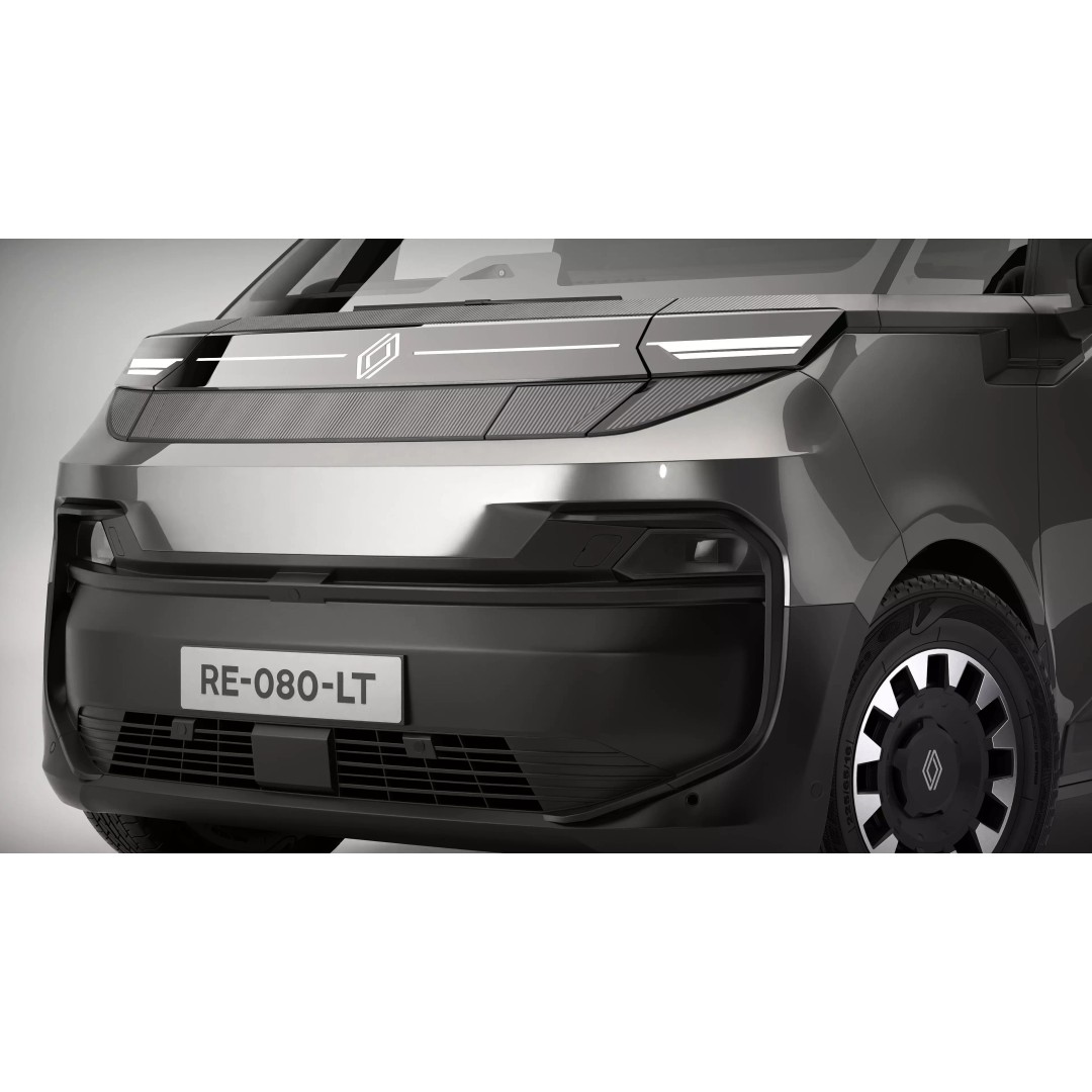 Renault Trafic E-Tech Electric Van 2026 3D Model – High Poly PBR Asset, FBX/OBJ - View 10