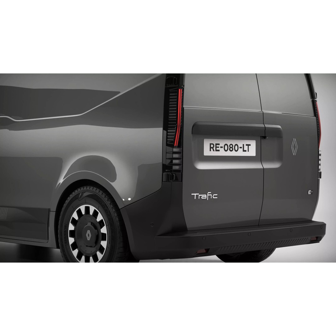 Renault Trafic E-Tech Electric Van 2026 3D Model – High Poly PBR Asset, FBX/OBJ - View 11