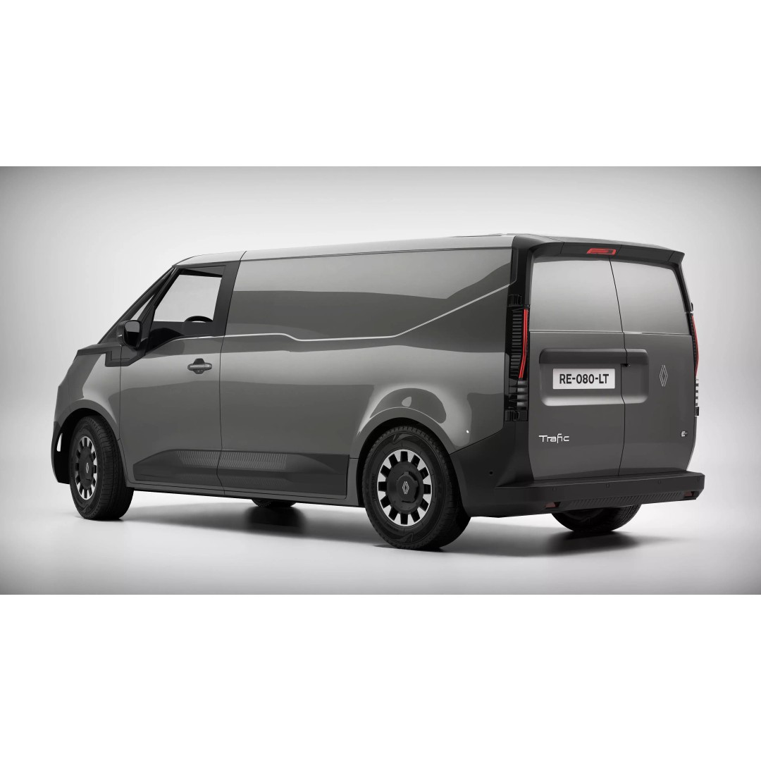 Renault Trafic E-Tech Electric Van 2026 3D Model – High Poly PBR Asset, FBX/OBJ - View 4