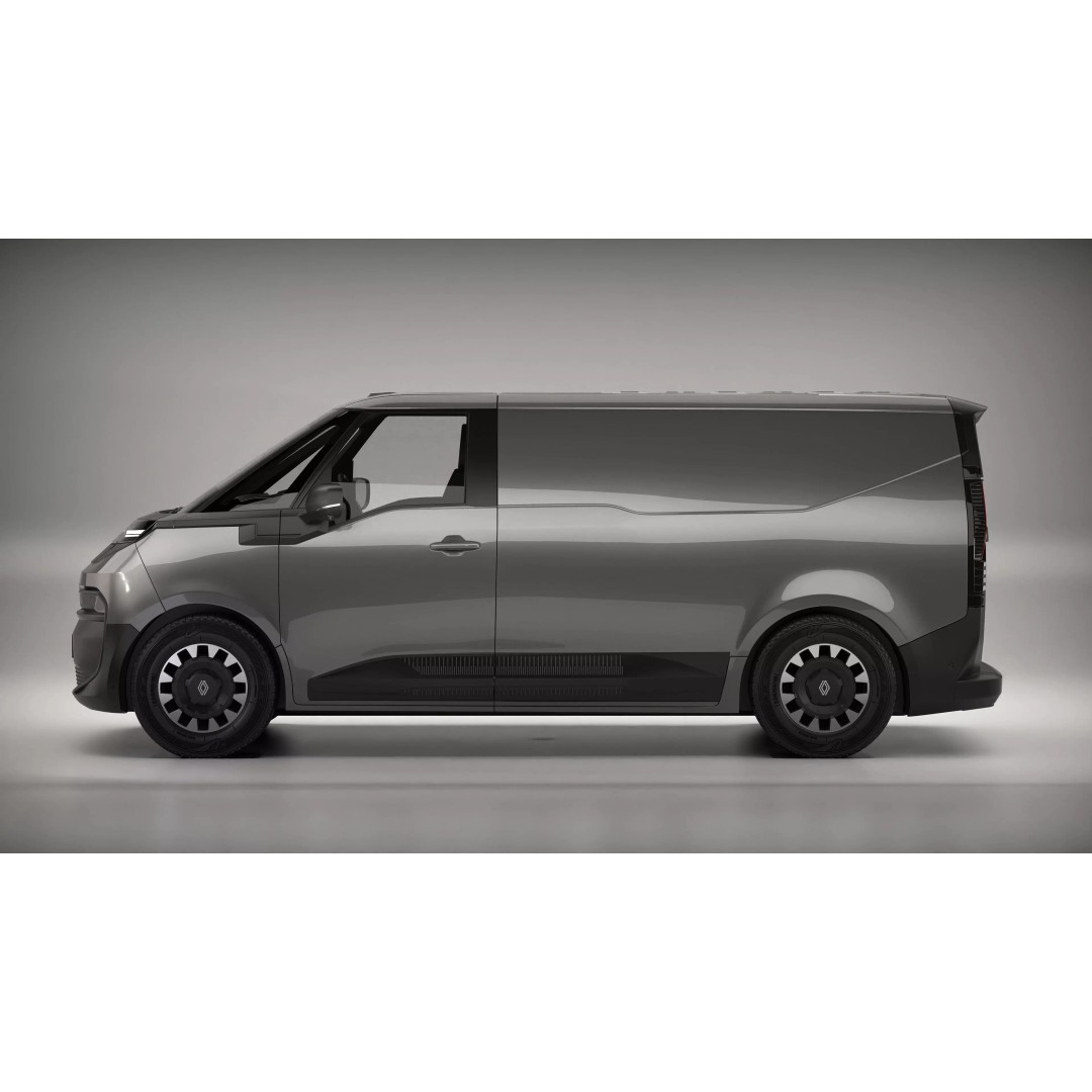 Renault Trafic E-Tech Electric Van 2026 3D Model – High Poly PBR Asset, FBX/OBJ - View 9