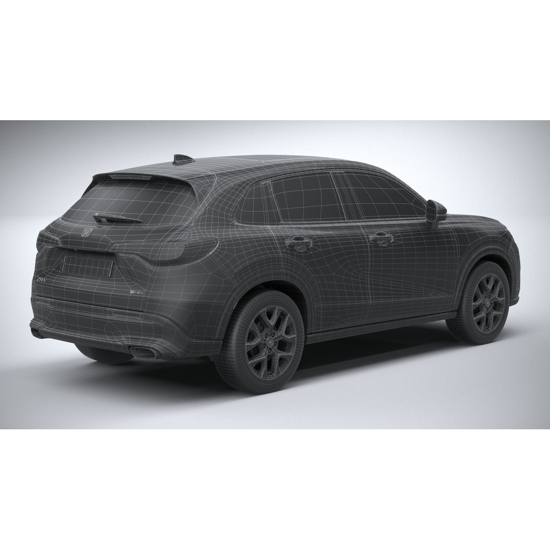 Acura ZR-V Base 2024 3D Model – High Poly SUV Asset, FBX, OBJ