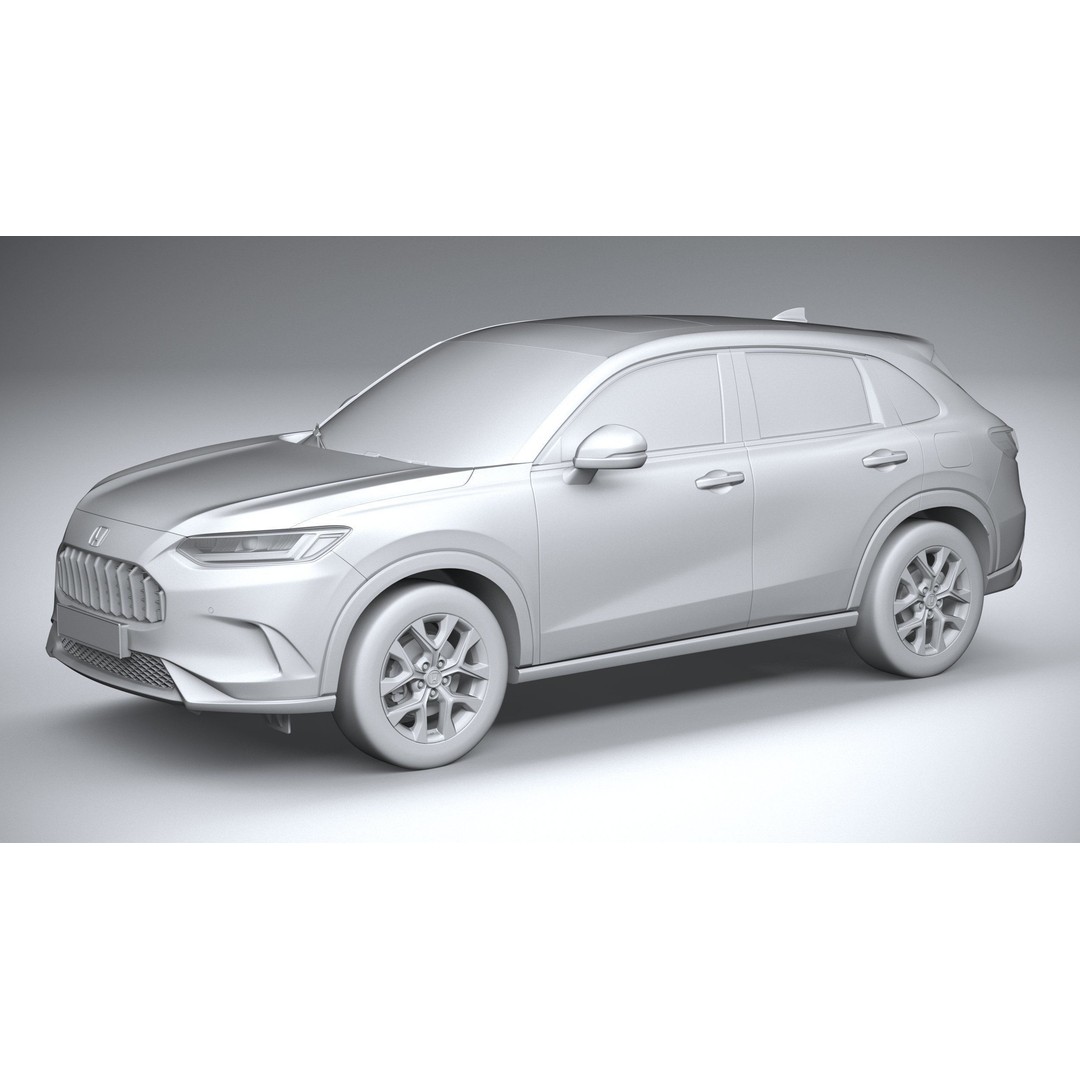 Acura ZR-V Base 2024 3D Model – High Poly SUV Asset, FBX, OBJ - View 21