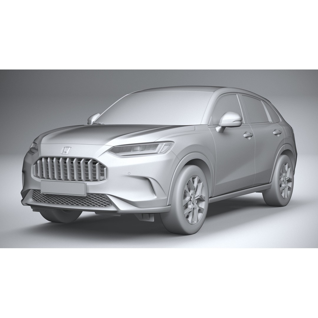 Acura ZR-V Base 2024 3D Model – High Poly SUV Asset, FBX, OBJ - View 22