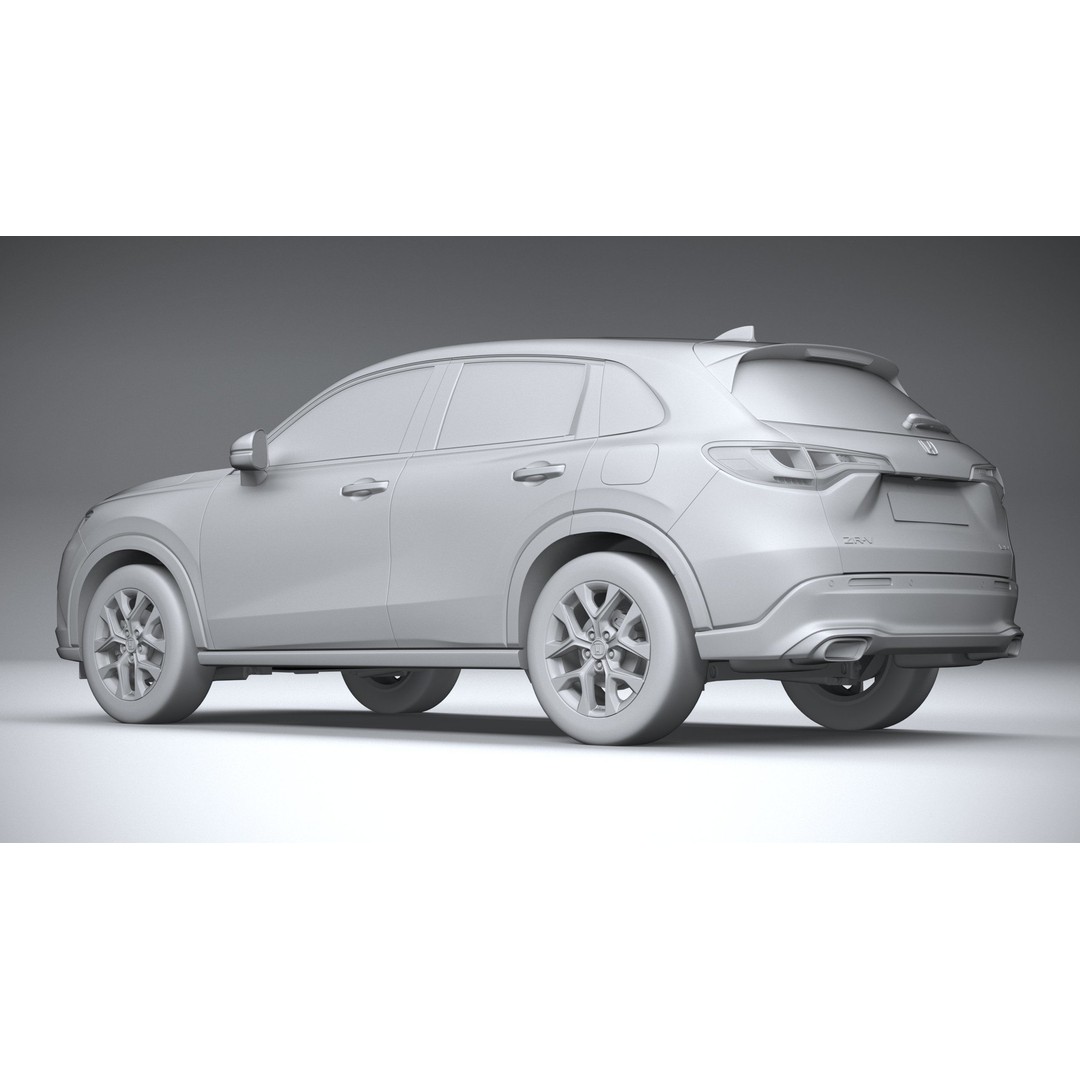 Acura ZR-V Base 2024 3D Model – High Poly SUV Asset, FBX, OBJ - View 23