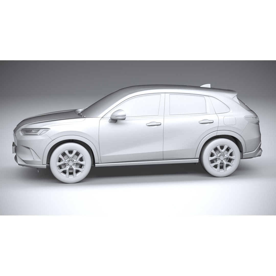 Acura ZR-V Base 2024 3D Model – High Poly SUV Asset, FBX, OBJ - View 24