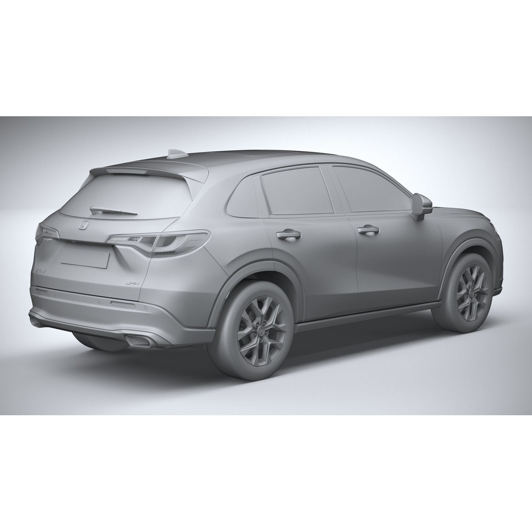 Acura ZR-V Base 2024 3D Model – High Poly SUV Asset, FBX, OBJ - View 27