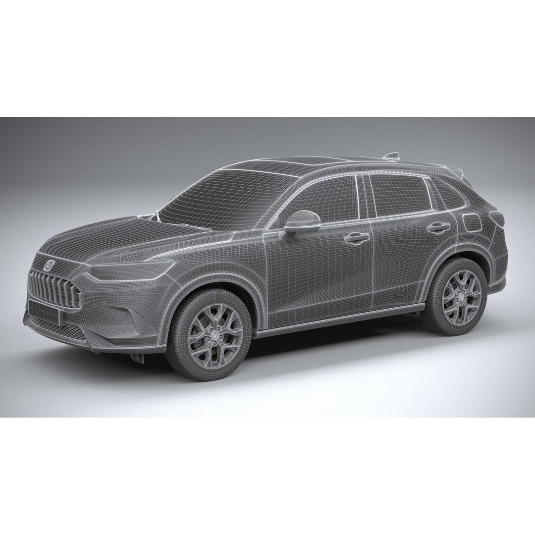 Acura ZR-V Base 2024 3D Model – High Poly SUV Asset, FBX, OBJ - View 28