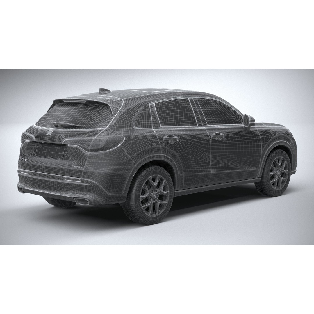 Acura ZR-V Base 2024 3D Model – High Poly SUV Asset, FBX, OBJ - View 29