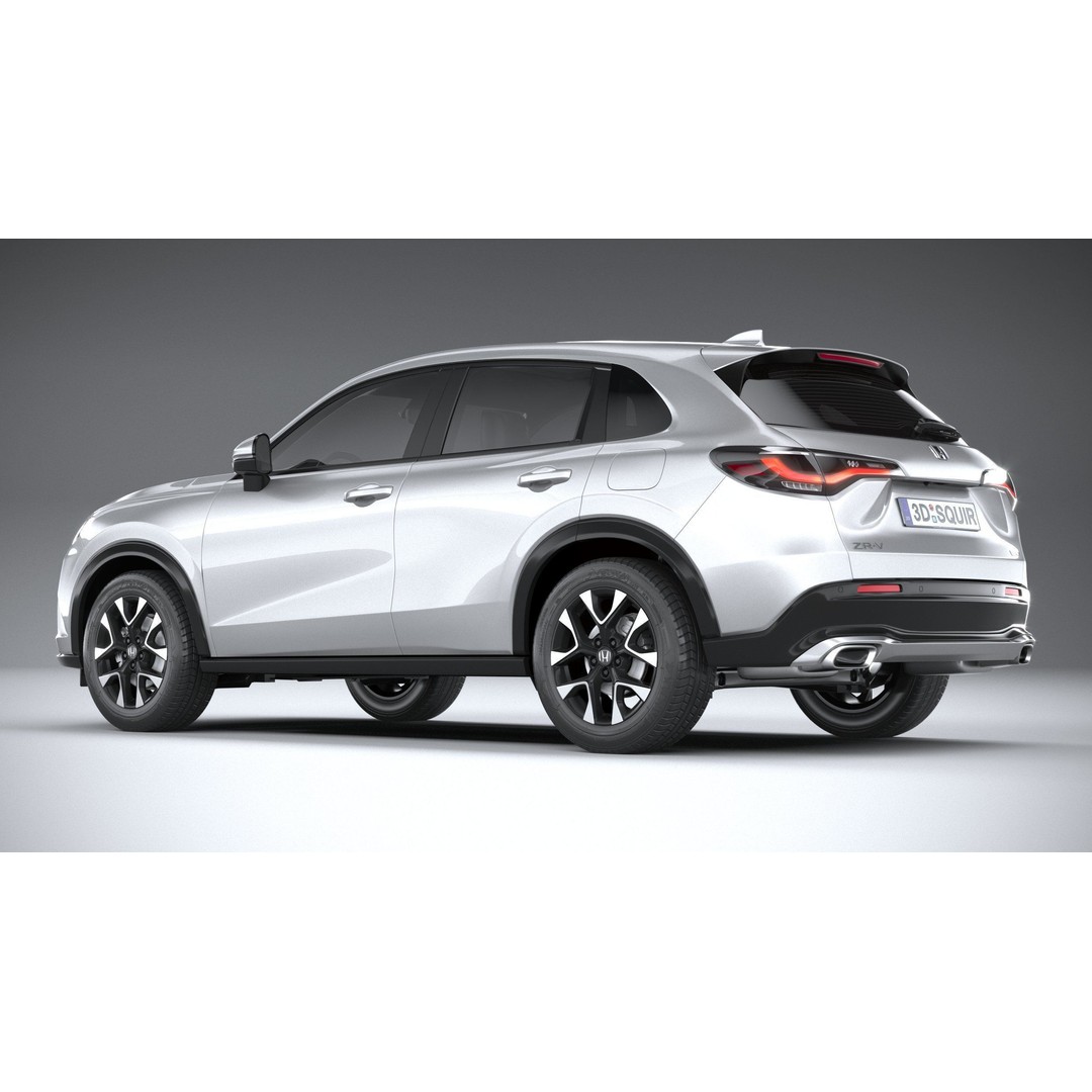 Acura ZR-V Base 2024 3D Model – High Poly SUV Asset, FBX, OBJ - View 7