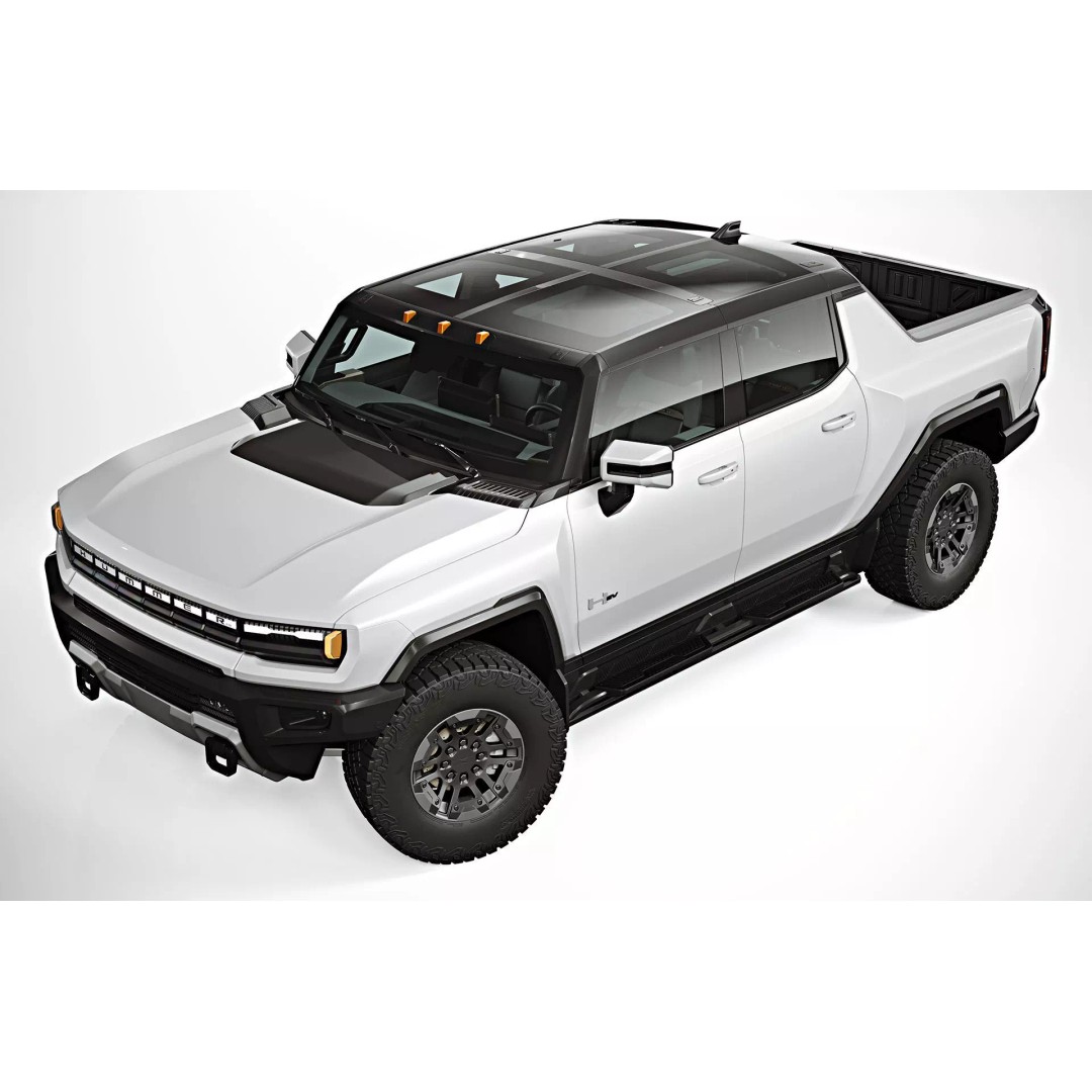 2022 GMC Hummer EV 3D Model – High Poly Game Asset, FBX & OBJ Formats - View 8