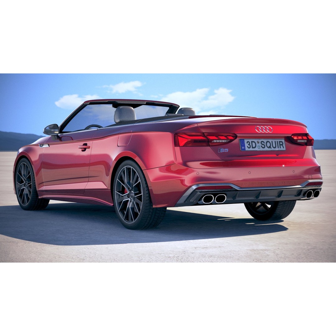 AUDI S5 3D Model – Low Poly Racing Car, FBX, PBR Textures