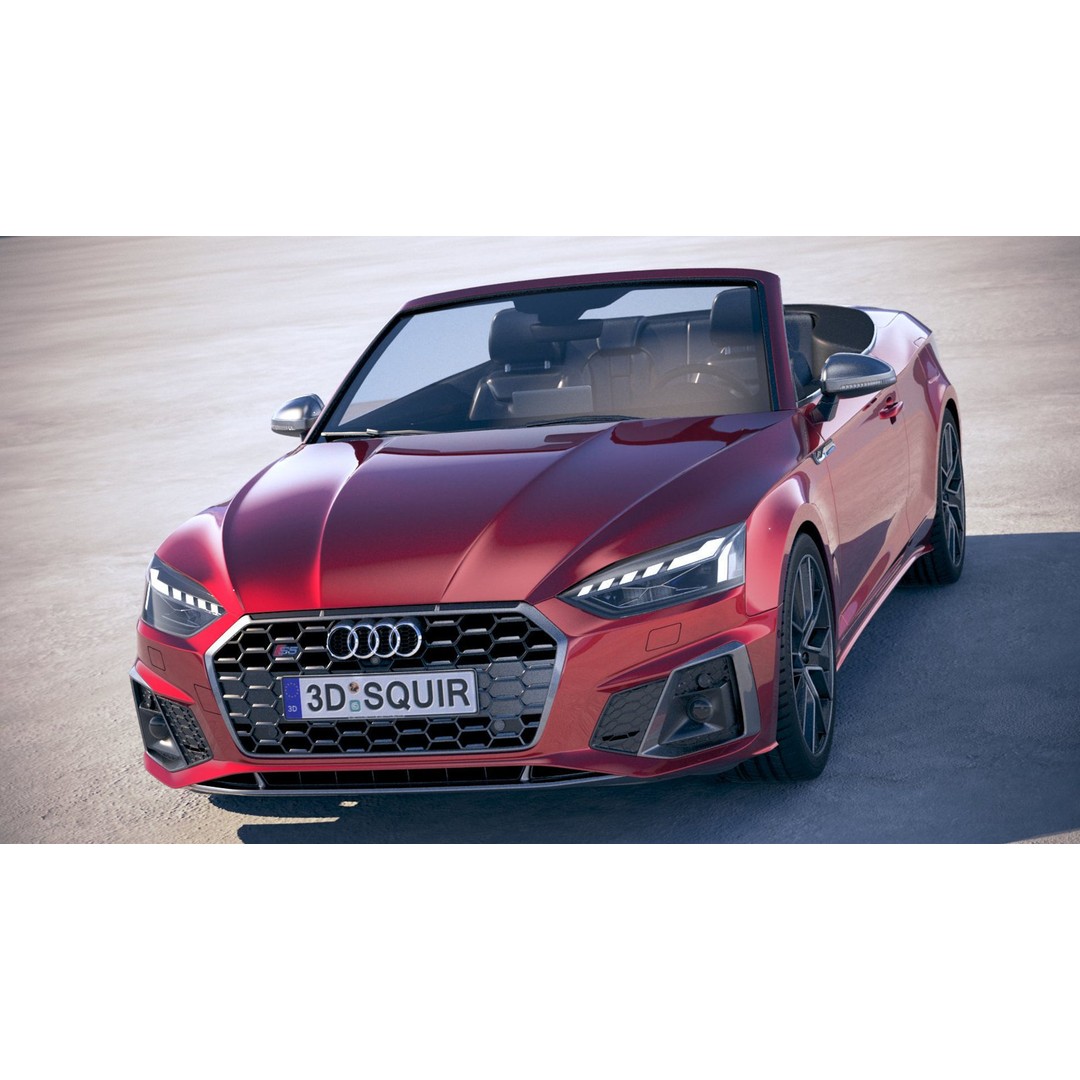 AUDI S5 3D Model – Low Poly Racing Car, FBX, PBR Textures - View 3