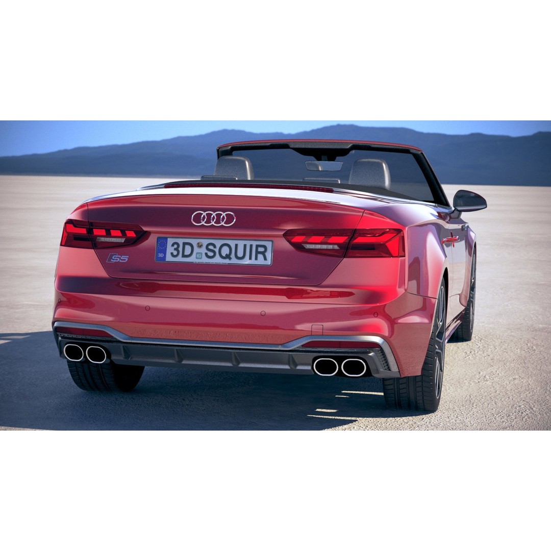 AUDI S5 3D Model – Low Poly Racing Car, FBX, PBR Textures - View 5