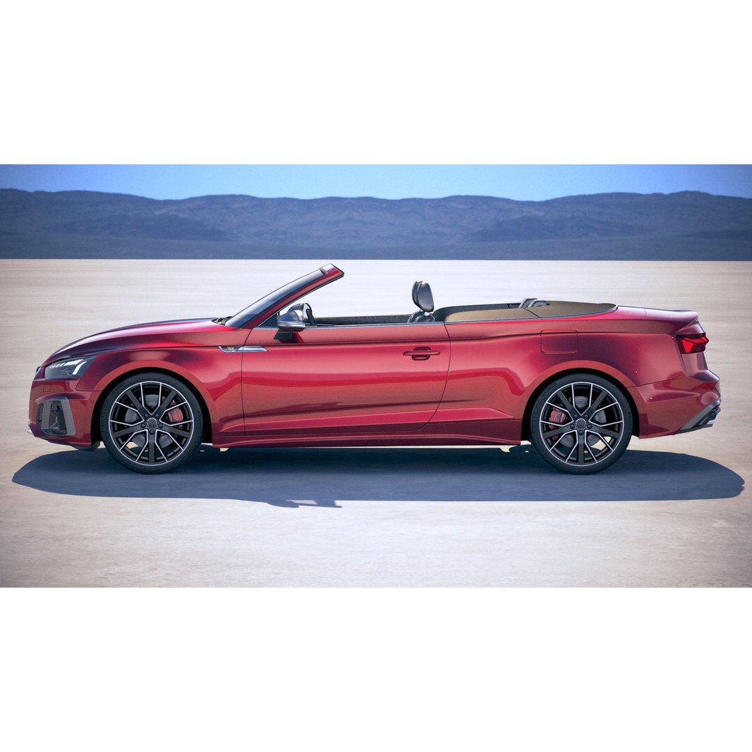 AUDI S5 3D Model – Low Poly Racing Car, FBX, PBR Textures - View 6