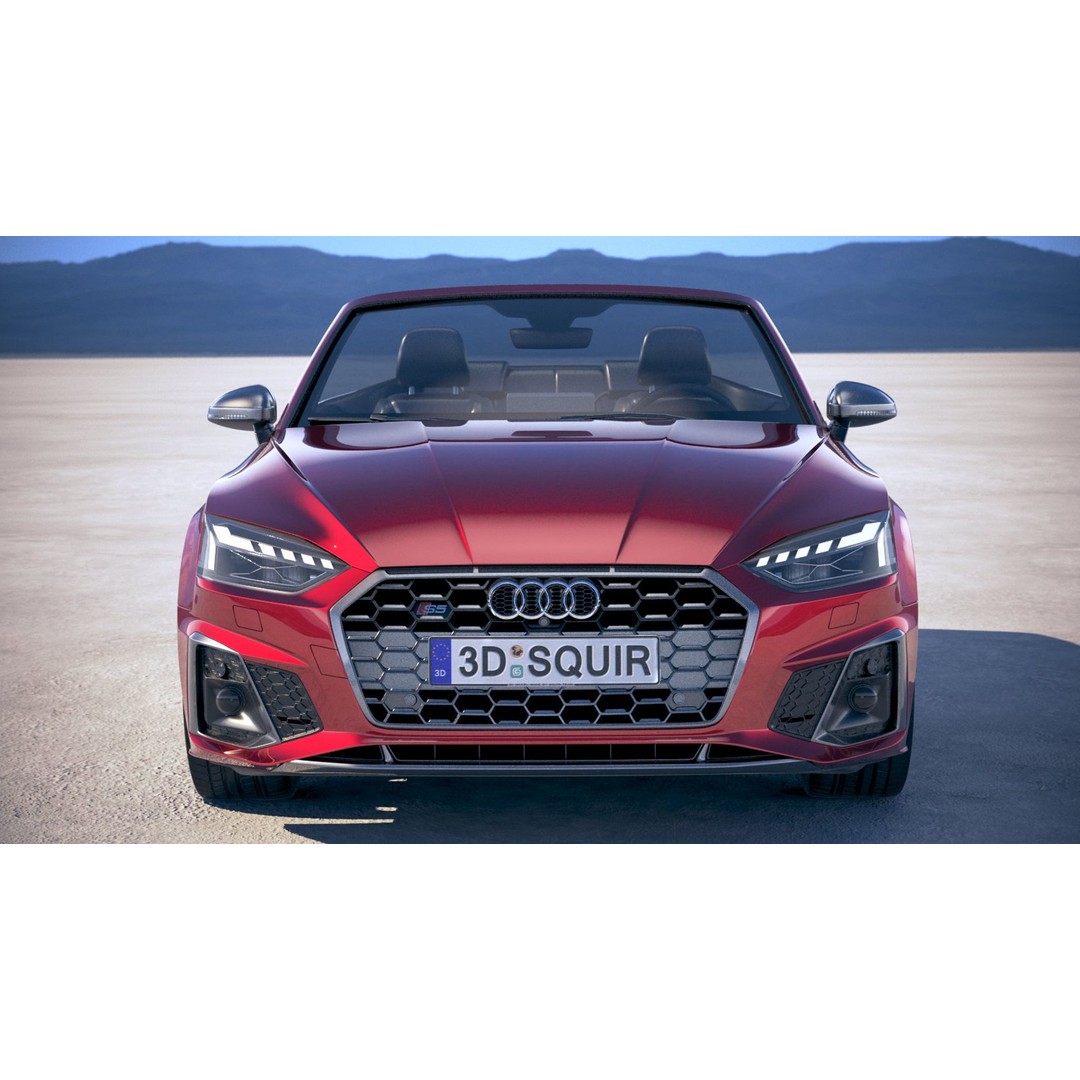 AUDI S5 3D Model – Low Poly Racing Car, FBX, PBR Textures - View 7