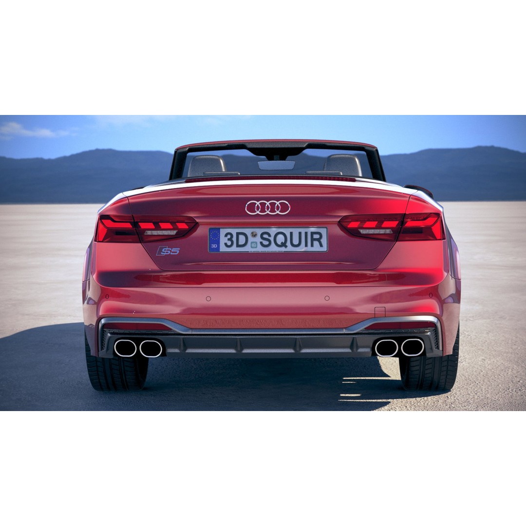 AUDI S5 3D Model – Low Poly Racing Car, FBX, PBR Textures - View 8