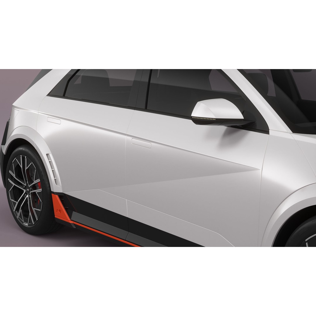 Hyundai Ioniq 5 N 2025 3D Model – High Poly SUV Asset, FBX, Blender - View 14