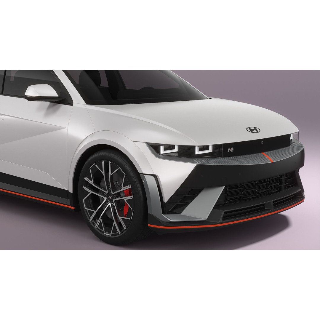 Hyundai Ioniq 5 N 2025 3D Model – High Poly SUV Asset, FBX, Blender - View 17