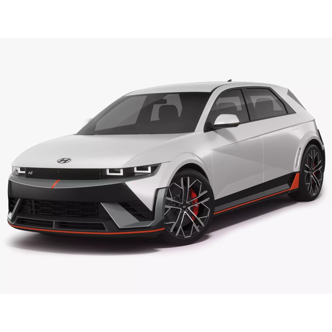 Hyundai Ioniq 5 N 2025 3D Model – High Poly SUV Asset, FBX, Blender - View 2