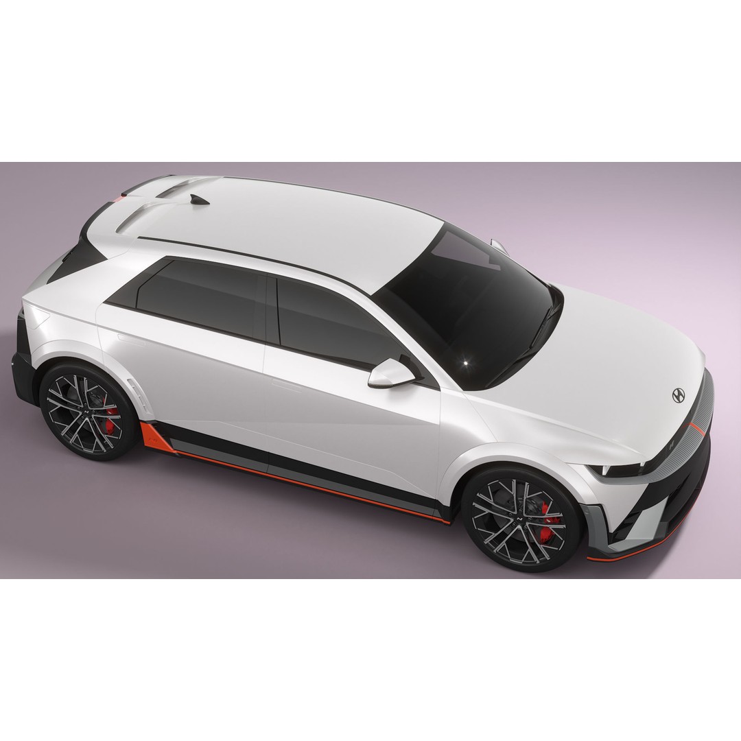 Hyundai Ioniq 5 N 2025 3D Model – High Poly SUV Asset, FBX, Blender - View 8