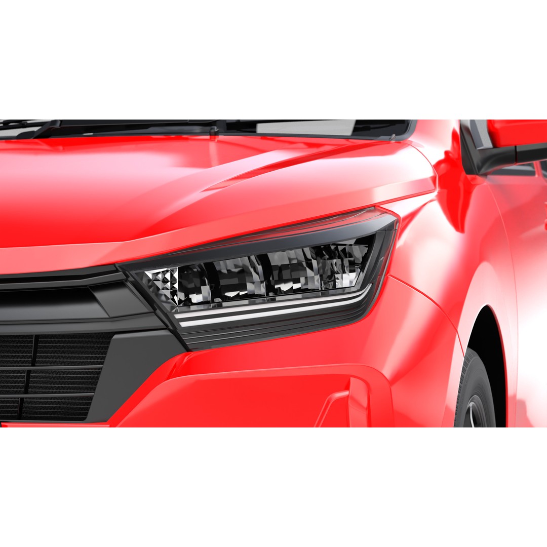 Daihatsu Ayla 2023 3D Model – Low Poly Game Asset, FBX, OBJ, Blender - View 16