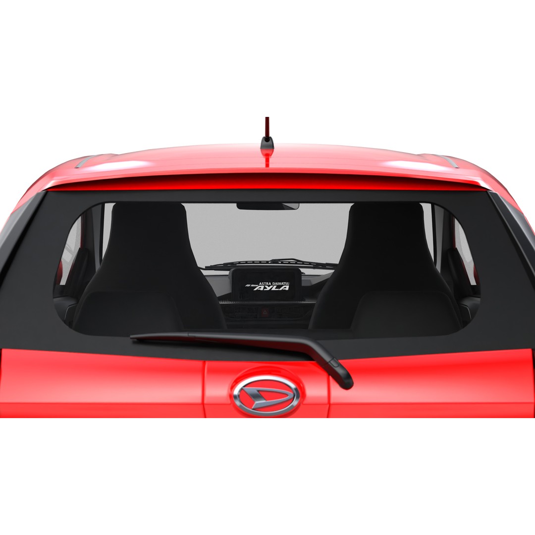 Daihatsu Ayla 2023 3D Model – Low Poly Game Asset, FBX, OBJ, Blender - View 17