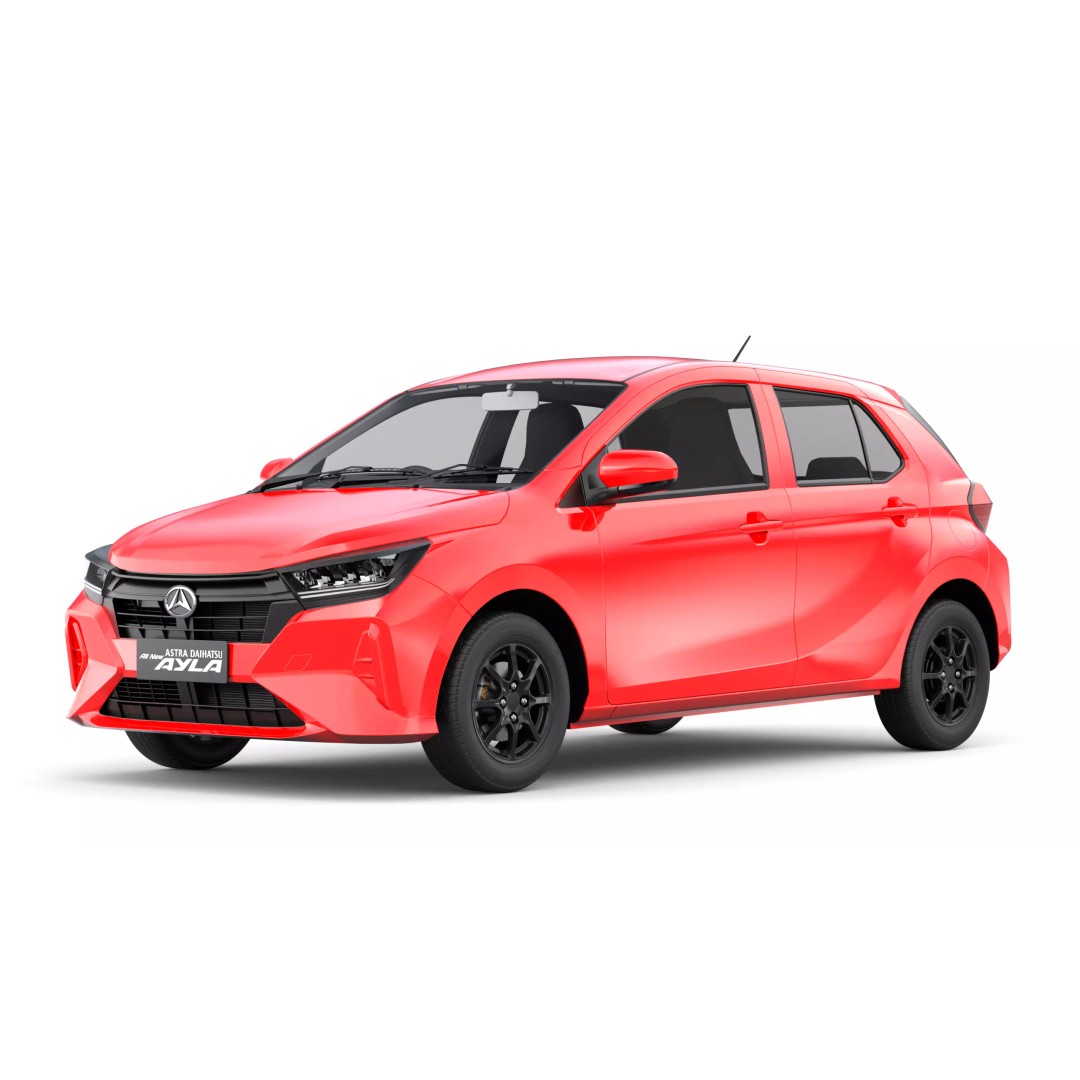 Daihatsu Ayla 2023 3D Model – Low Poly Game Asset, FBX, OBJ, Blender - View 2