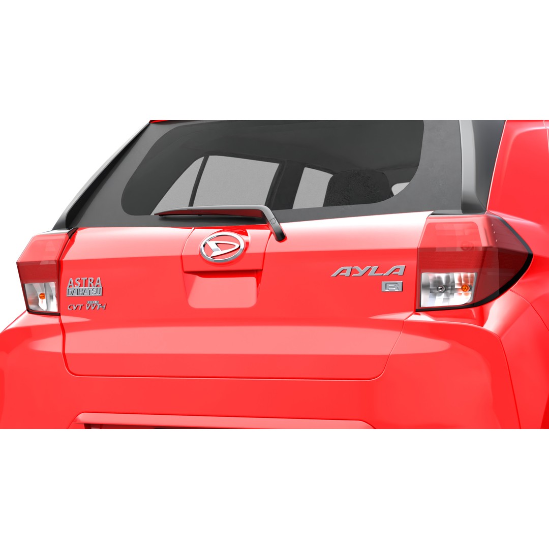 Daihatsu Ayla 2023 3D Model – Low Poly Game Asset, FBX, OBJ, Blender - View 20