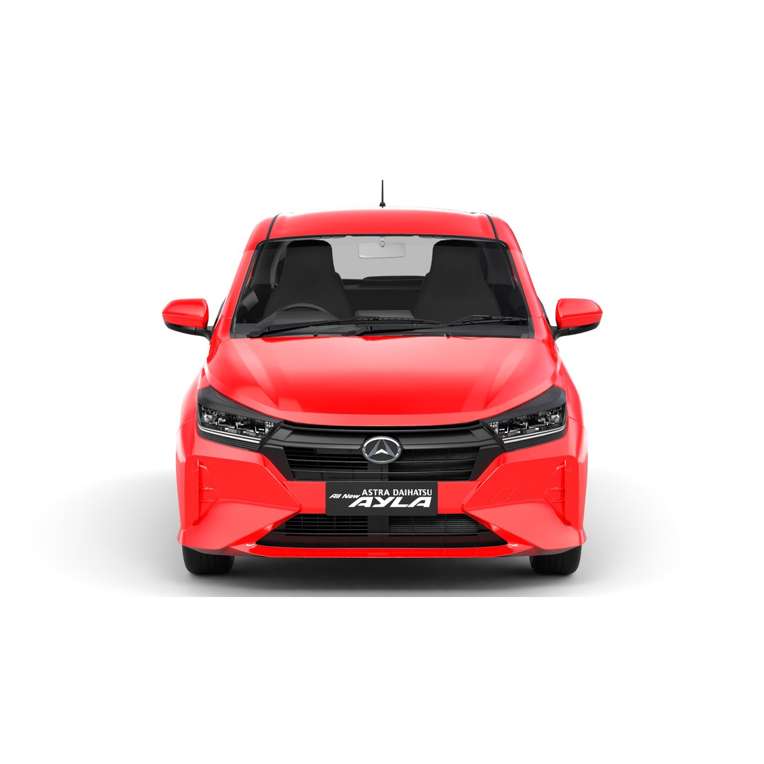 Daihatsu Ayla 2023 3D Model – Low Poly Game Asset, FBX, OBJ, Blender - View 9