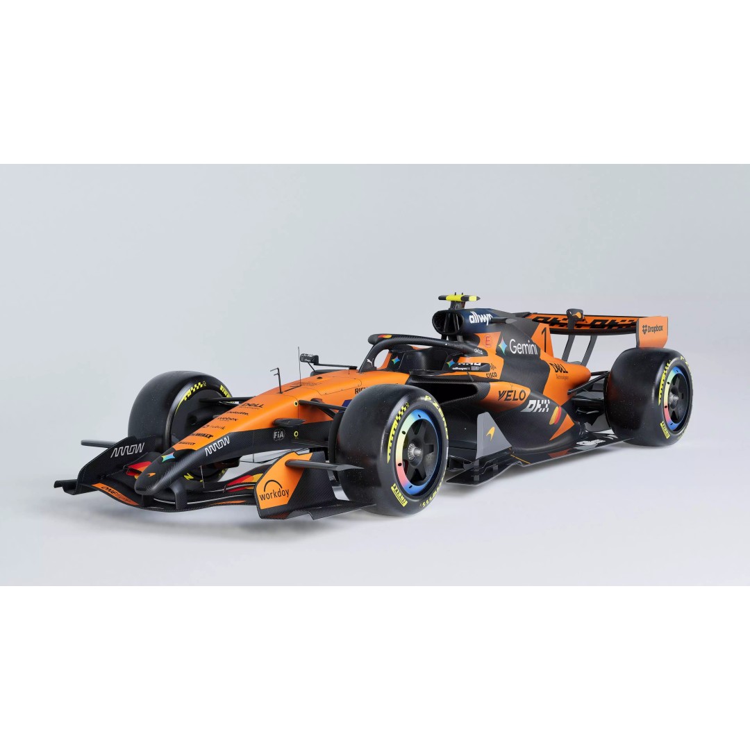2026 McLaren MCL40 3D Model – Low Poly Game-Ready Racing Car, FBX, OBJ - View 11