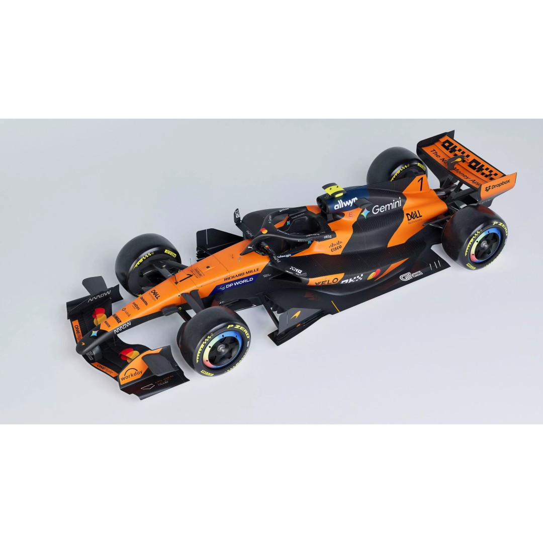 2026 McLaren MCL40 3D Model – Low Poly Game-Ready Racing Car, FBX, OBJ - View 12