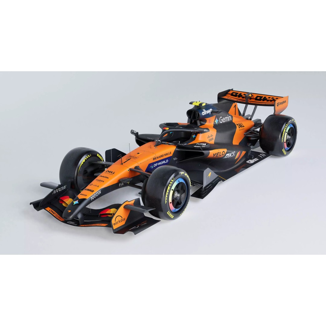 2026 McLaren MCL40 3D Model – Low Poly Game-Ready Racing Car, FBX, OBJ - View 2