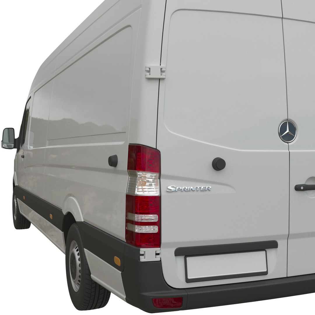 Mercedes-Benz Sprinter 2015 3D Model – Panel Van L3H2, FBX, Game Ready - View 5