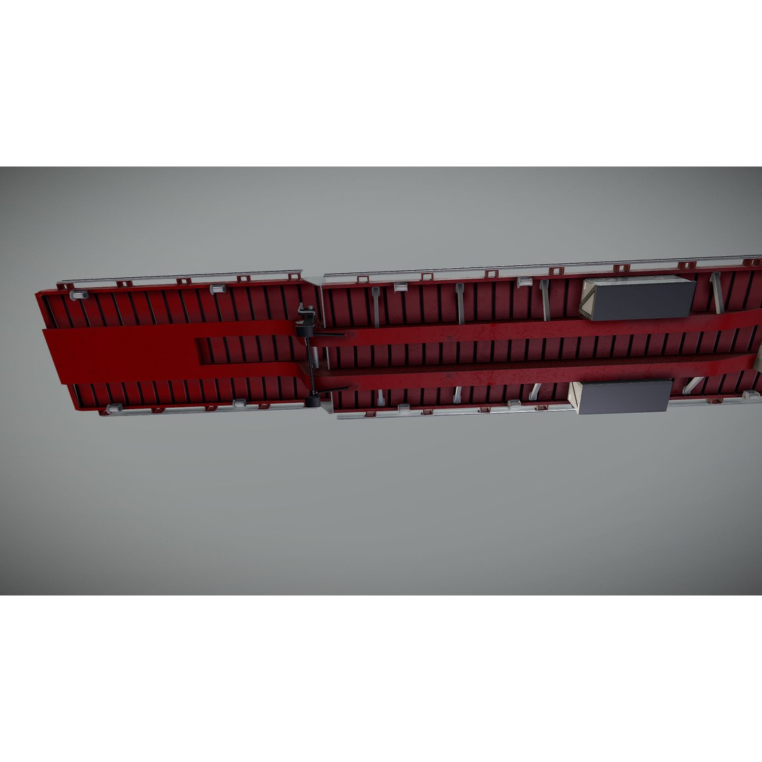 Dropdeck Trailer 3D Model – Low Poly Game Ready Asset, PBR Textures - View 27