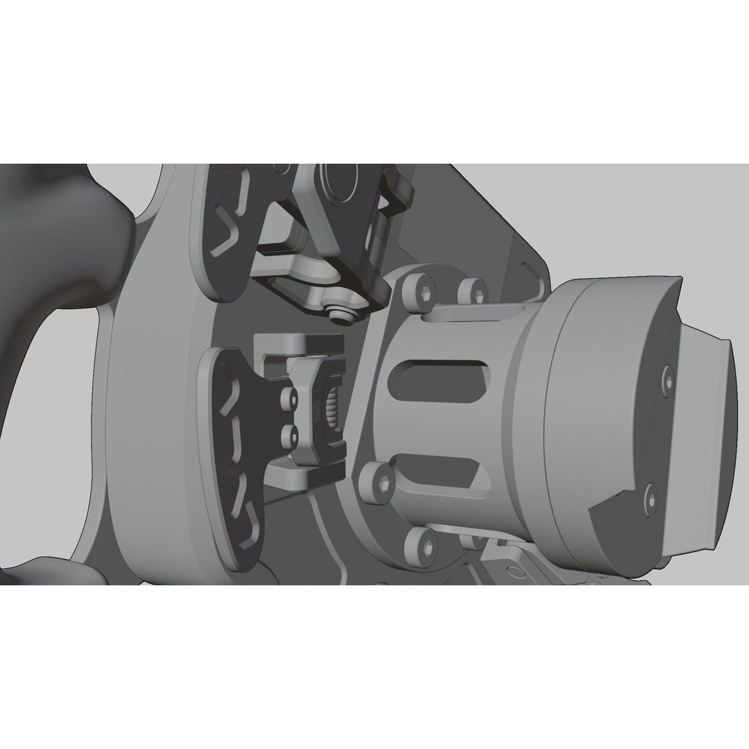GSI x SIMUCUBE Formula Pro Elite 3D Model – High Poly Racing Wheel, FBX, OBJ - View 14