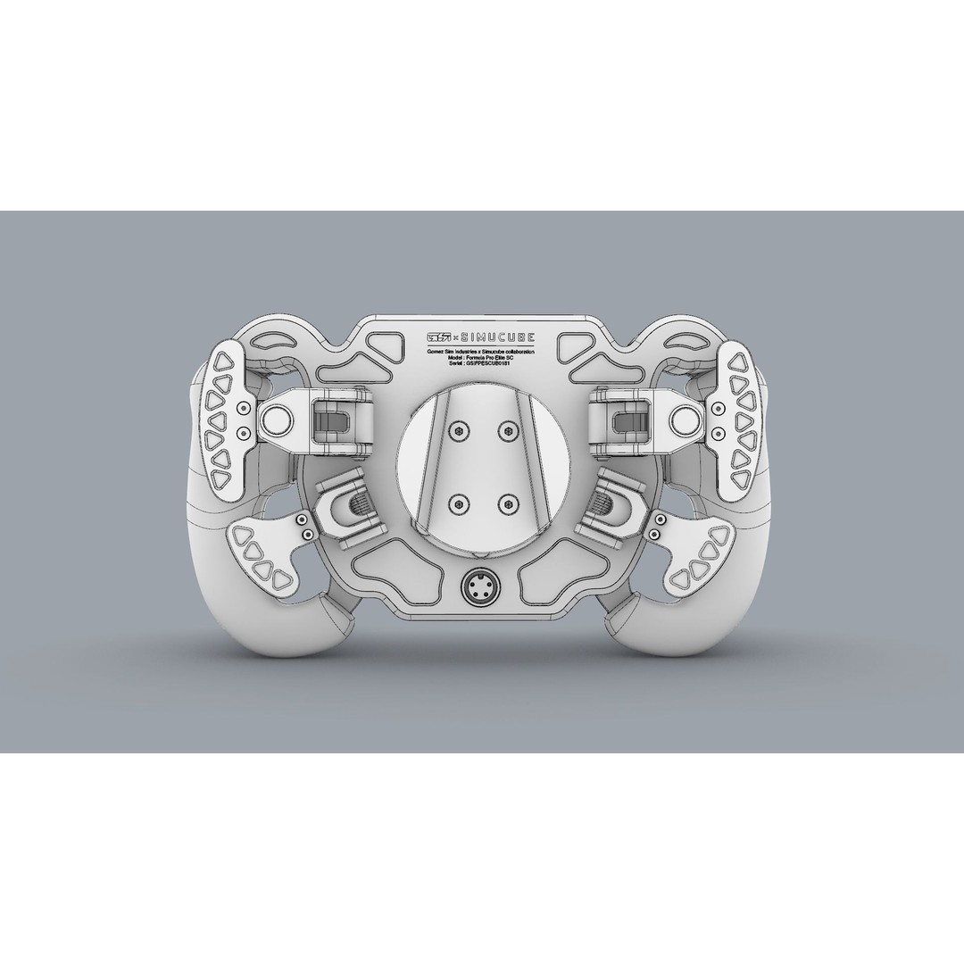 GSI x SIMUCUBE Formula Pro Elite 3D Model – High Poly Racing Wheel, FBX, OBJ - View 17