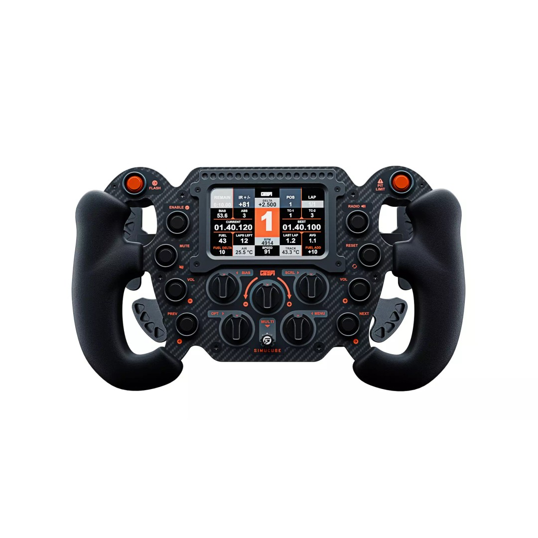 GSI x SIMUCUBE Formula Pro Elite 3D Model – High Poly Racing Wheel, FBX, OBJ - View 2