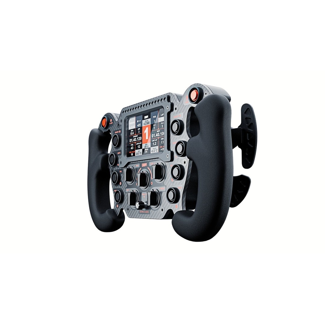 GSI x SIMUCUBE Formula Pro Elite 3D Model – High Poly Racing Wheel, FBX, OBJ - View 4
