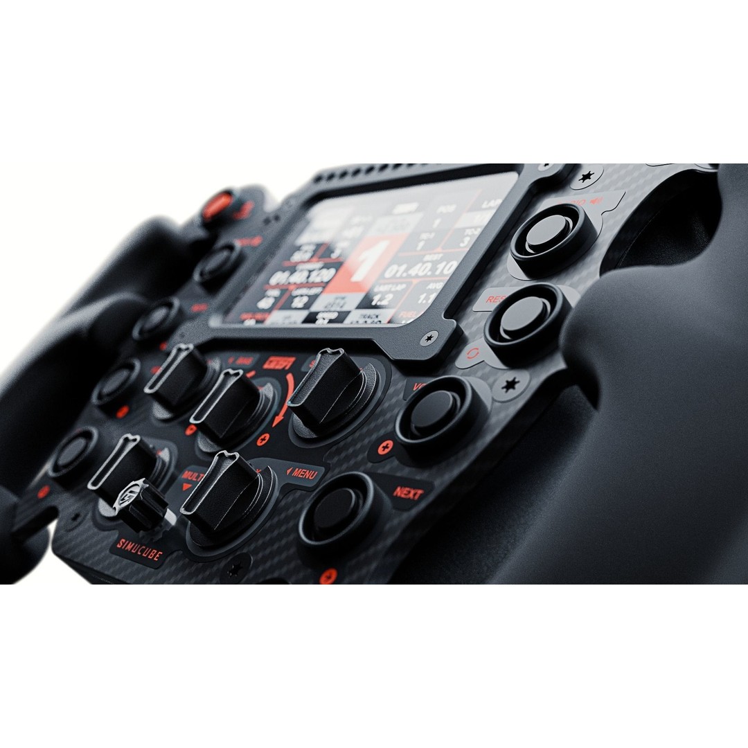 GSI x SIMUCUBE Formula Pro Elite 3D Model – High Poly Racing Wheel, FBX, OBJ - View 6
