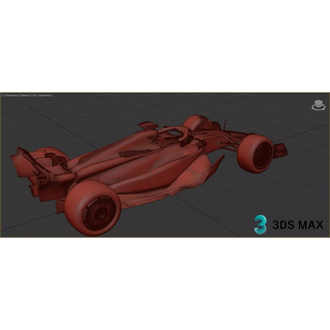 Aston Martin AMR23 3D Model – High Poly Racing Car, FBX, PBR Textures