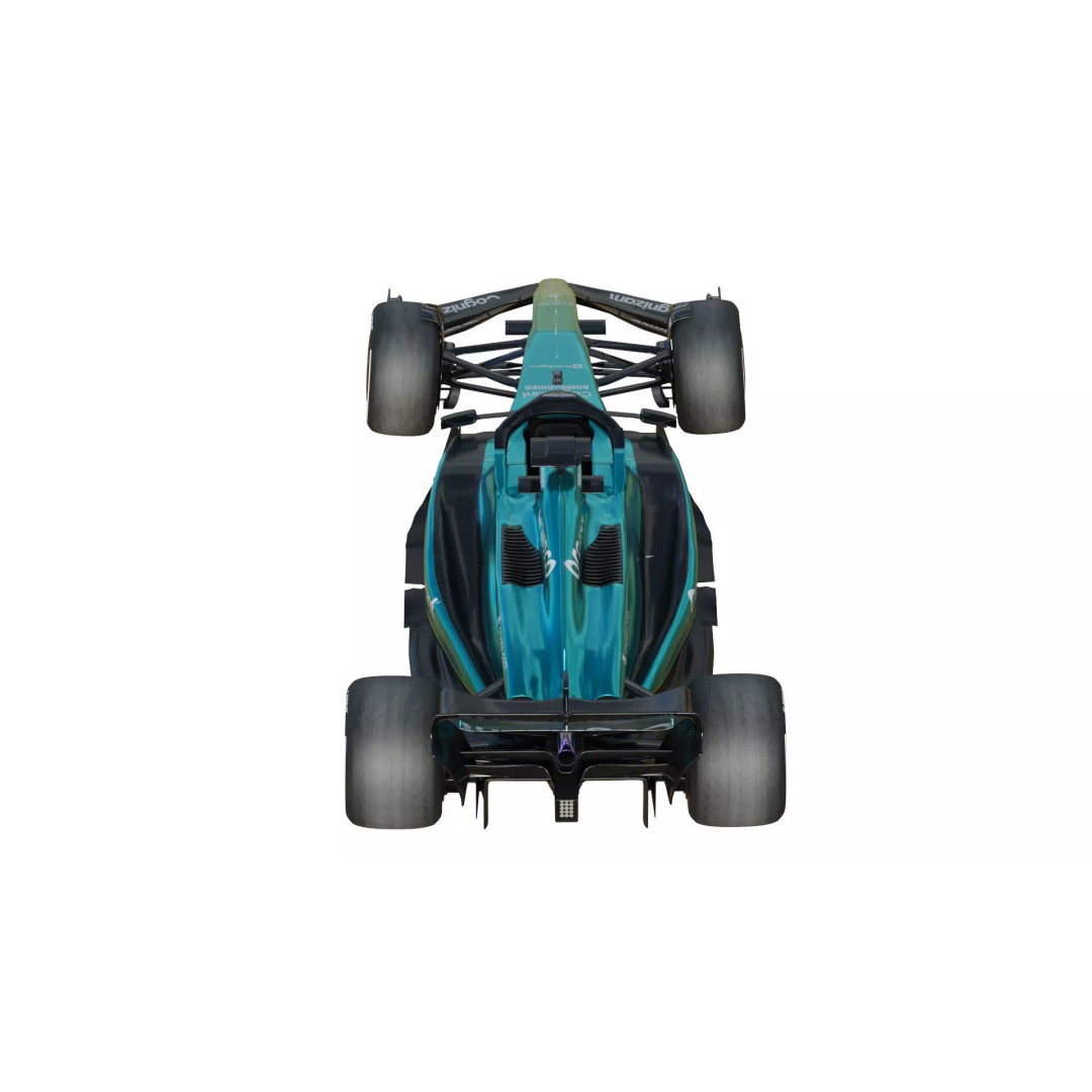 Aston Martin AMR23 3D Model – High Poly Racing Car, FBX, PBR Textures - View 12