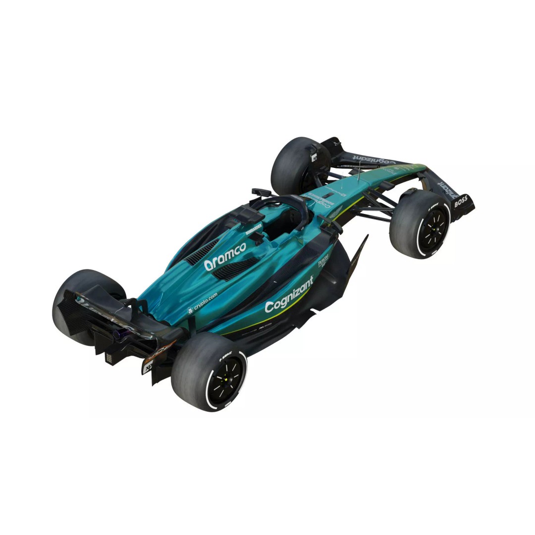 Aston Martin AMR23 3D Model – High Poly Racing Car, FBX, PBR Textures - View 13