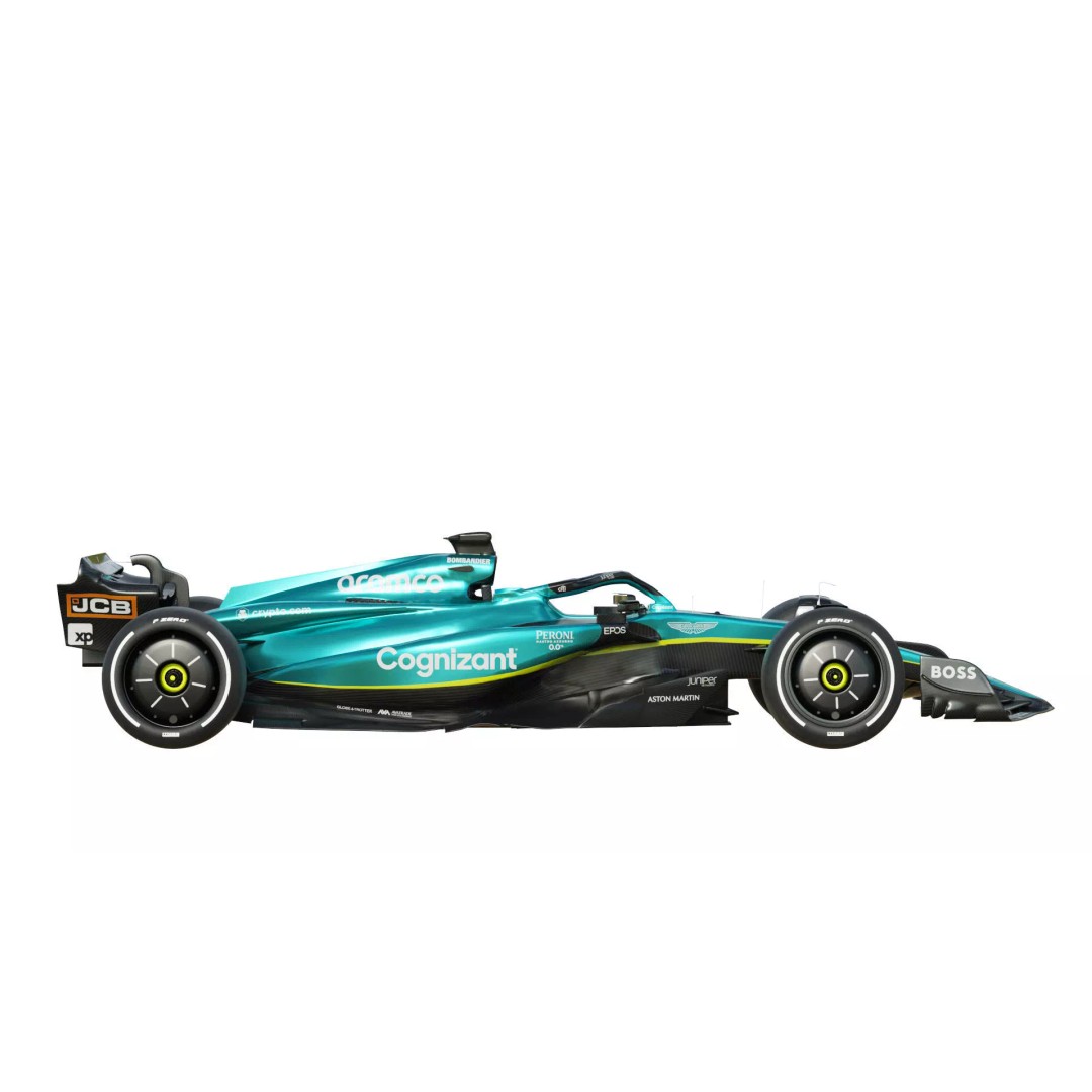 Aston Martin AMR23 3D Model – High Poly Racing Car, FBX, PBR Textures - View 15