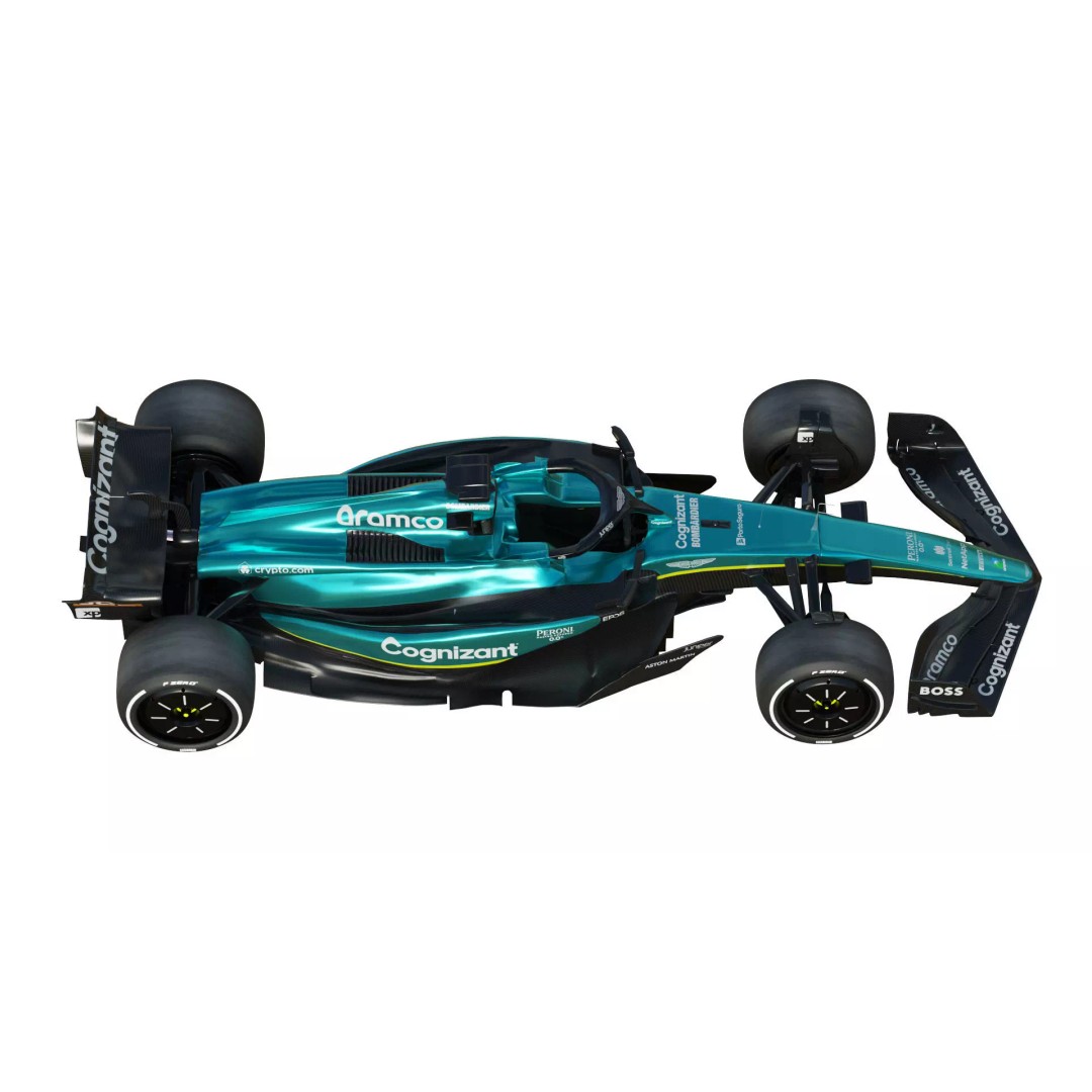 Aston Martin AMR23 3D Model – High Poly Racing Car, FBX, PBR Textures - View 16