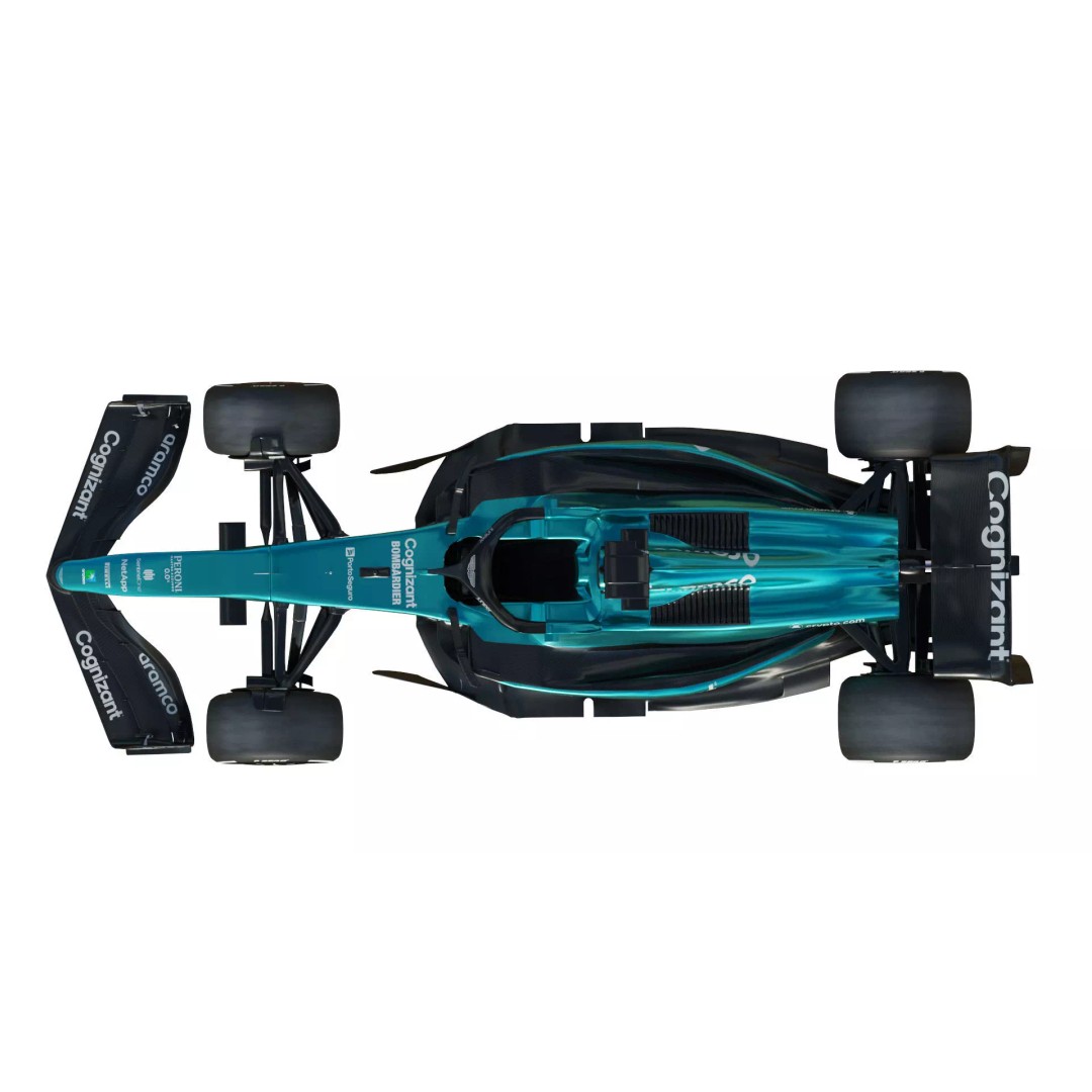 Aston Martin AMR23 3D Model – High Poly Racing Car, FBX, PBR Textures - View 18