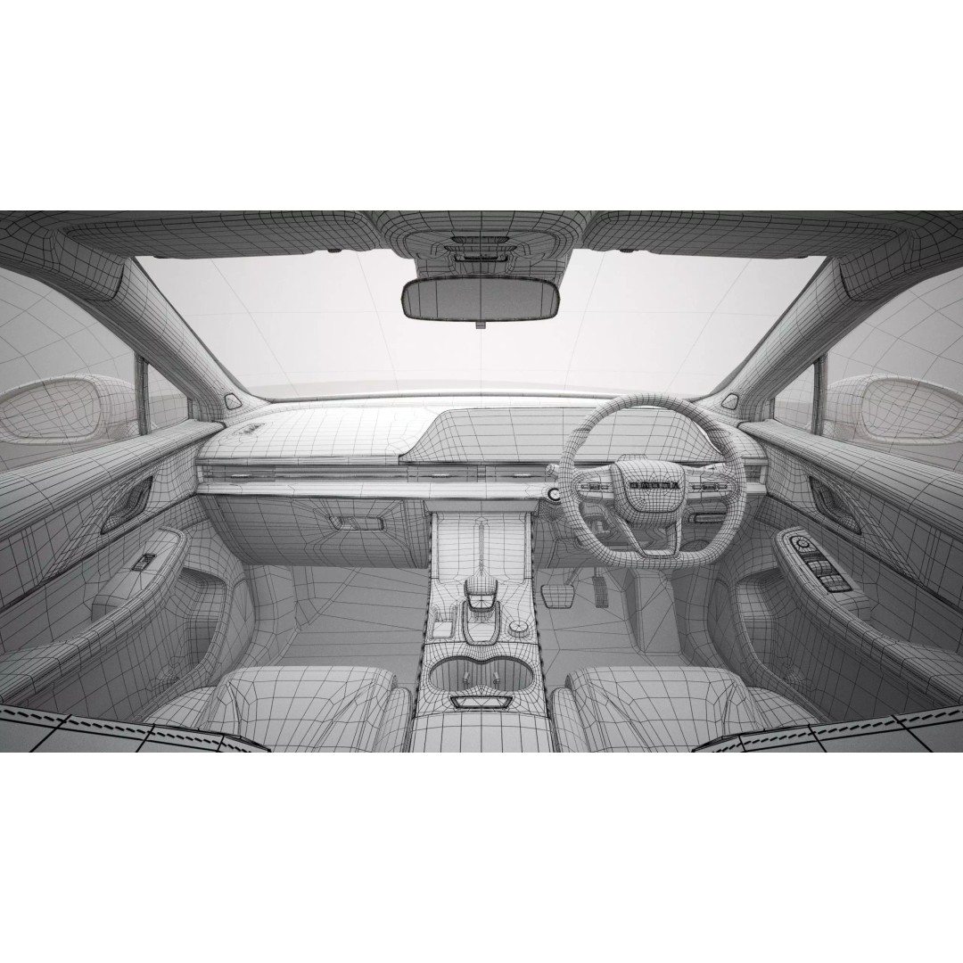 2026 Chery Omoda 5 SHS-H 3D Model – Right Hand Drive with Interior, FBX