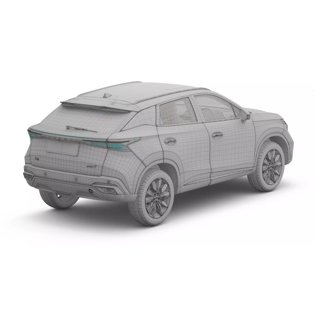 2026 Chery Omoda 5 SHS-H 3D Model – Right Hand Drive with Interior, FBX - View 21