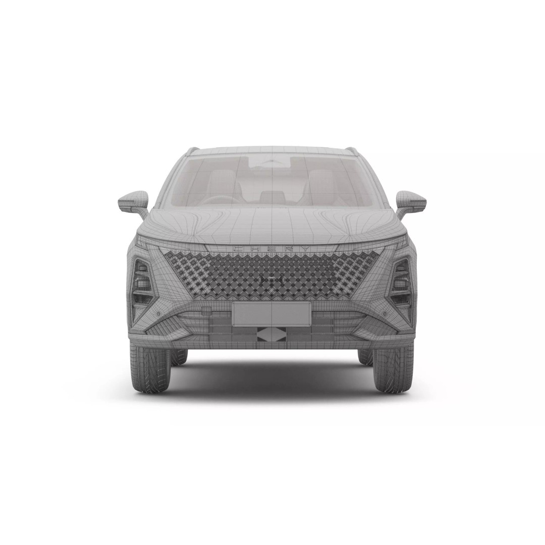 2026 Chery Omoda 5 SHS-H 3D Model – Right Hand Drive with Interior, FBX - View 22